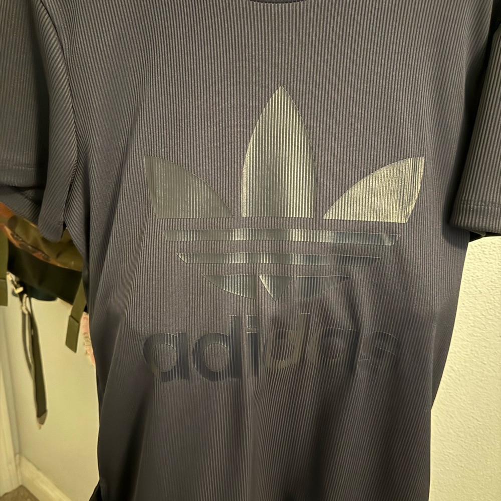 Adidas womens navy tshirt